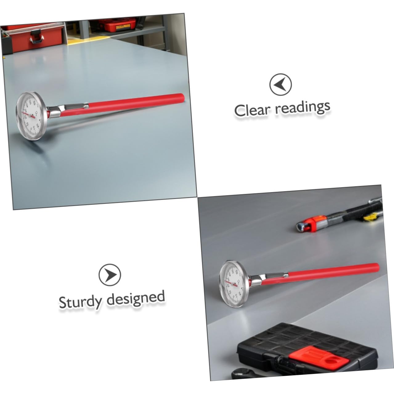 Car Air Conditioner Thermometer Mechanical Mini Thermometer 3pcs Set Portable Vehicle Interior Temperature Gauge for Automotive HVAC Monitoring