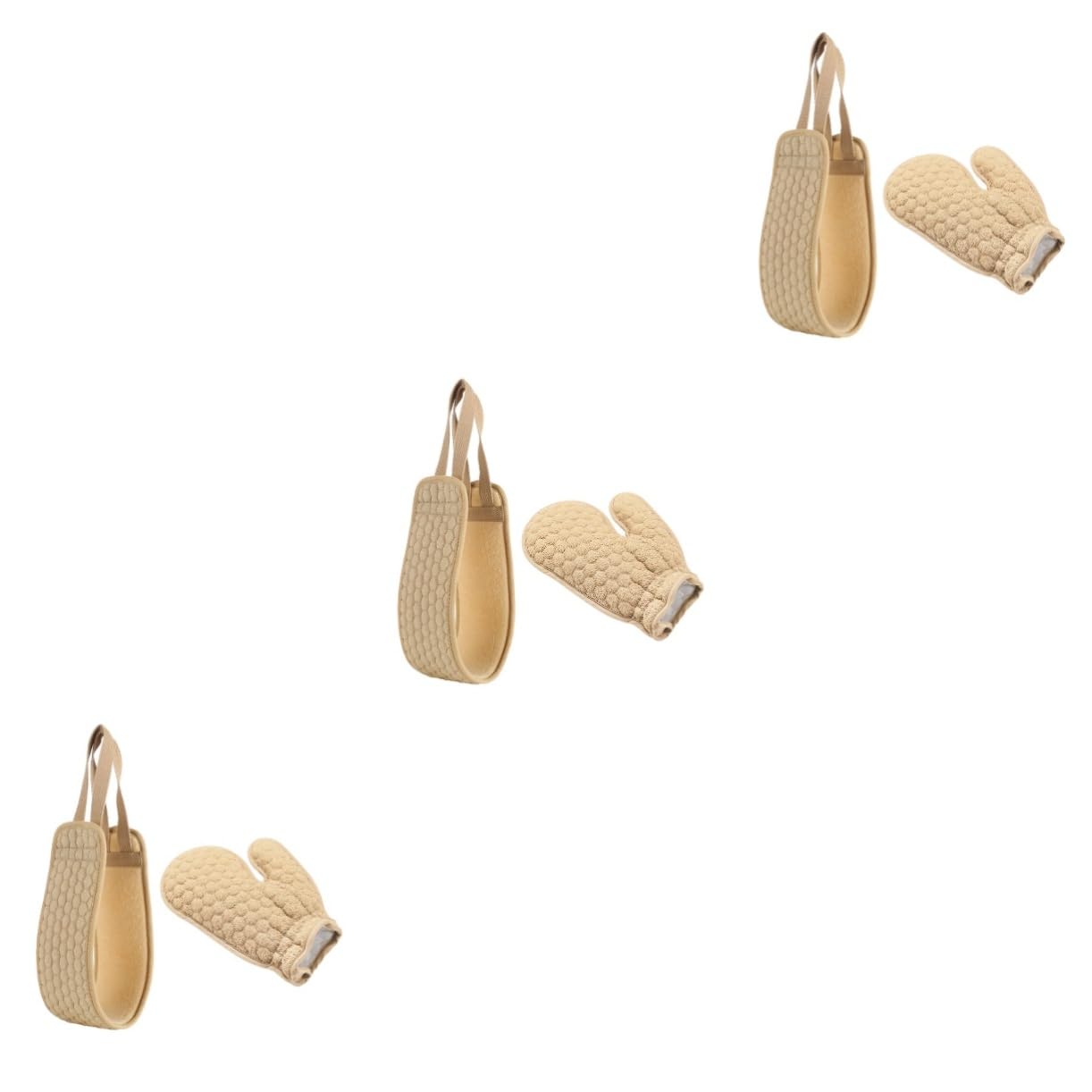 DOITOOL 6 Stk Badwäscher loufah schwamm Peeling-Luffa-Schwämme Bad-Spa-Waschmaschine Handschuhe handtücher Duschtuch für den Rücken Reiben Handtuch Erwachsener Artefakt zum