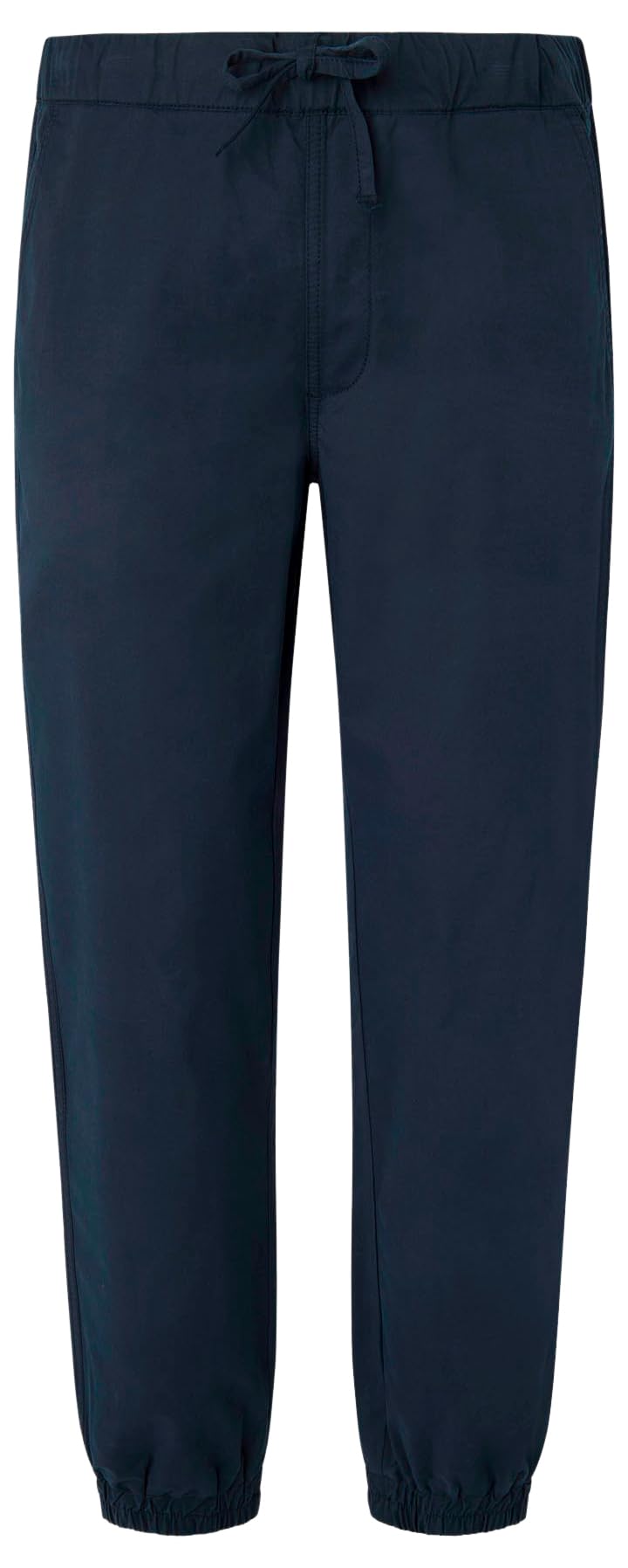Pepe Jeans Men's Pull On Cuffed Smart Pants Trouser, Blue (Dulwich Blue), 31W