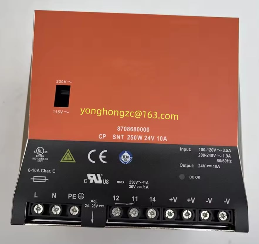 CP SNT 250 W bloc alimentation rail din 24V 10A accessoire équipement 8708680000