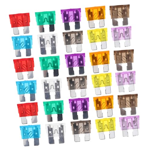 Kit de 50 fusibles mini automotrices para auto, RV, camión, motocicleta y SUV, protección contra sobrecarga y fácil reemplazo miniatura 1