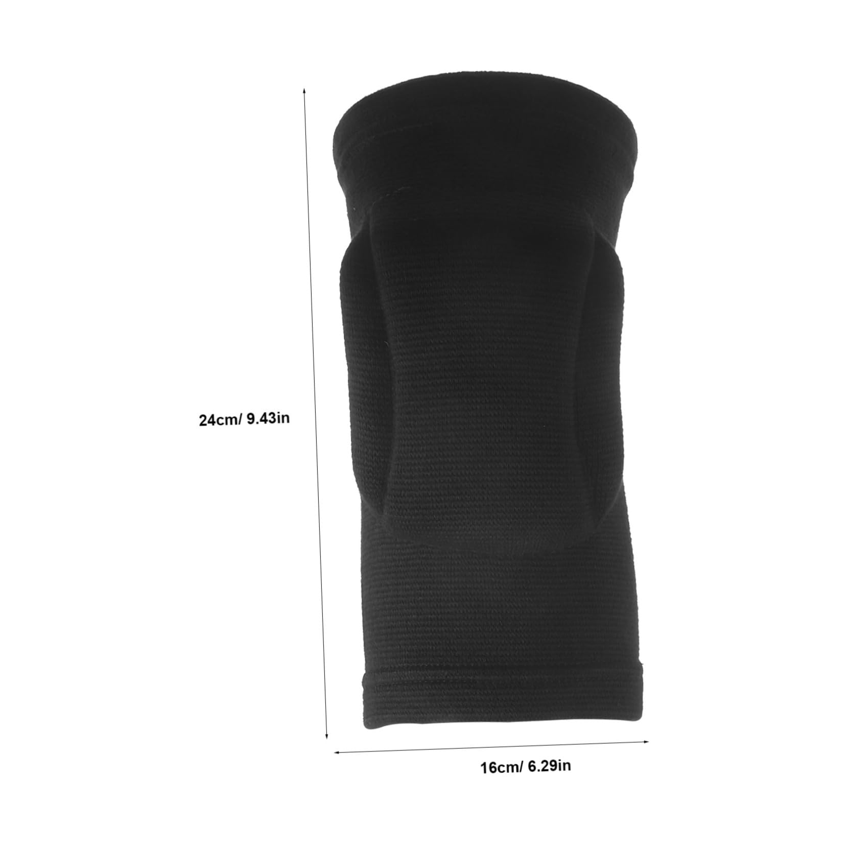 Holibanna Workout Knee Pads with Thick for Dance Volleyball Basketball and Wrestling Breathable Sleeve for Men and Women for Sports and Fitness Activities