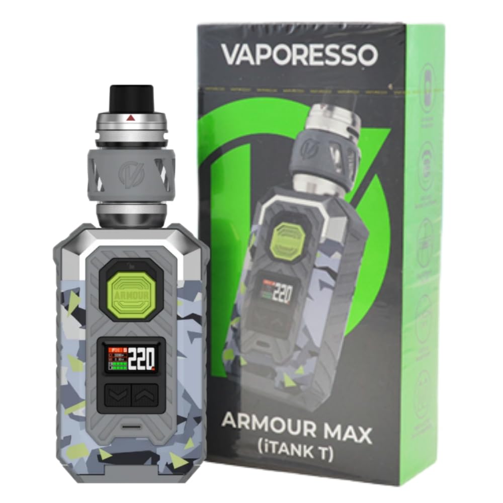 vaporesso xros mini Vaporesso Armour Max Resistance For Vaporesso Kit Armour Max Mod 220 W  (Camo Bleu) 6 ML iTank T Tank |