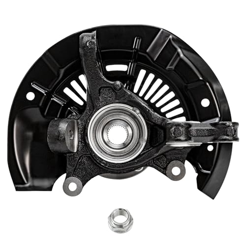 Image of Detroit Axle - FWD Front 2pc Steering Knuckles for Toyota 11-17 Sienna, 2 | Steering Knuckles & Wheel Hub Bearings Assembly 2011 2012 2013 2014 2015 2016 2017 Replacement