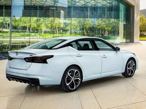 Rvinyl Tail Light Pre Cut Film Tint Cover Kit in Blackout Smoke Compatible with Nissan Altima 2019-2024 - Adhesive Backs