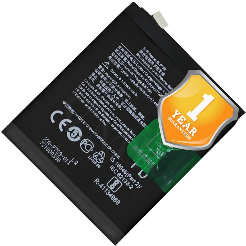 Image of Original BLP759 Battery Compatible for OnePlus 8 Pro (IN2020, IN2021, IN2023, IN2025) - (4510mAh) - 1 Year Warranty K7