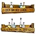 SHaBBY ViNTaGe PaLeTTeNReGaL" GIN Sprüche" Doppelpack (HxLxT: 23x8ox9,5cm) im Frachtkisten Style aus Echtholz Gin Rum Whisky Wein Regal Wandbar. personalisierbar