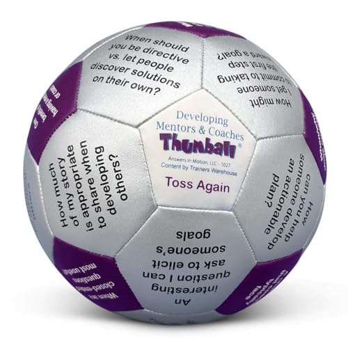 Image of Trainers Warehouse 6 inch Thumball Collection, 32 Prompts for Conversation, Team Building, Relationship and Training