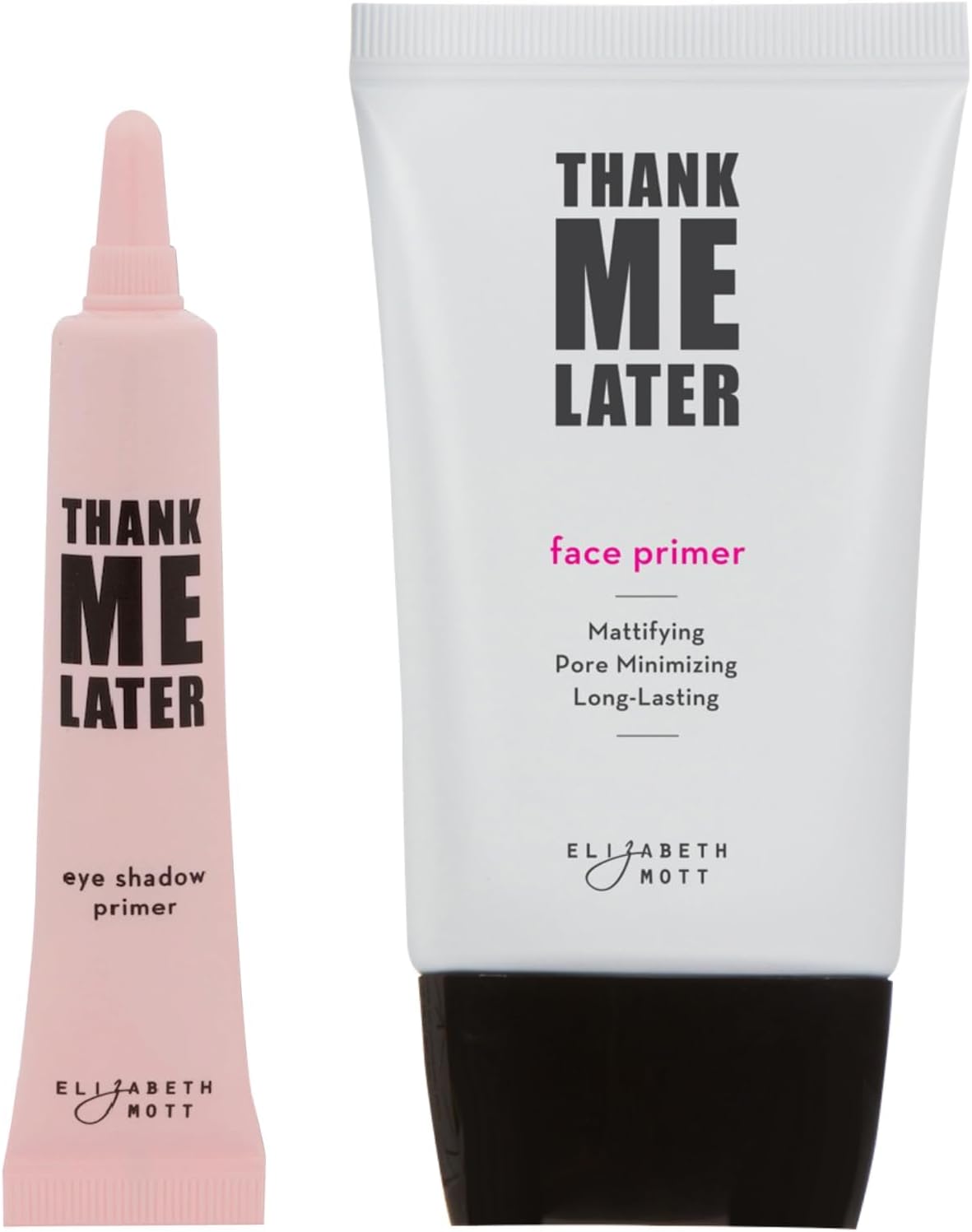 Elizabeth MottThank Me Later Eye & Face Matte Primer for Long-Lasting Makeup Gripping Formula, Shine & Oil Control, Pore Minimizer, Hides Wrinkles, Prevent Creasing for All-Day Wear - 10 g & 30 g