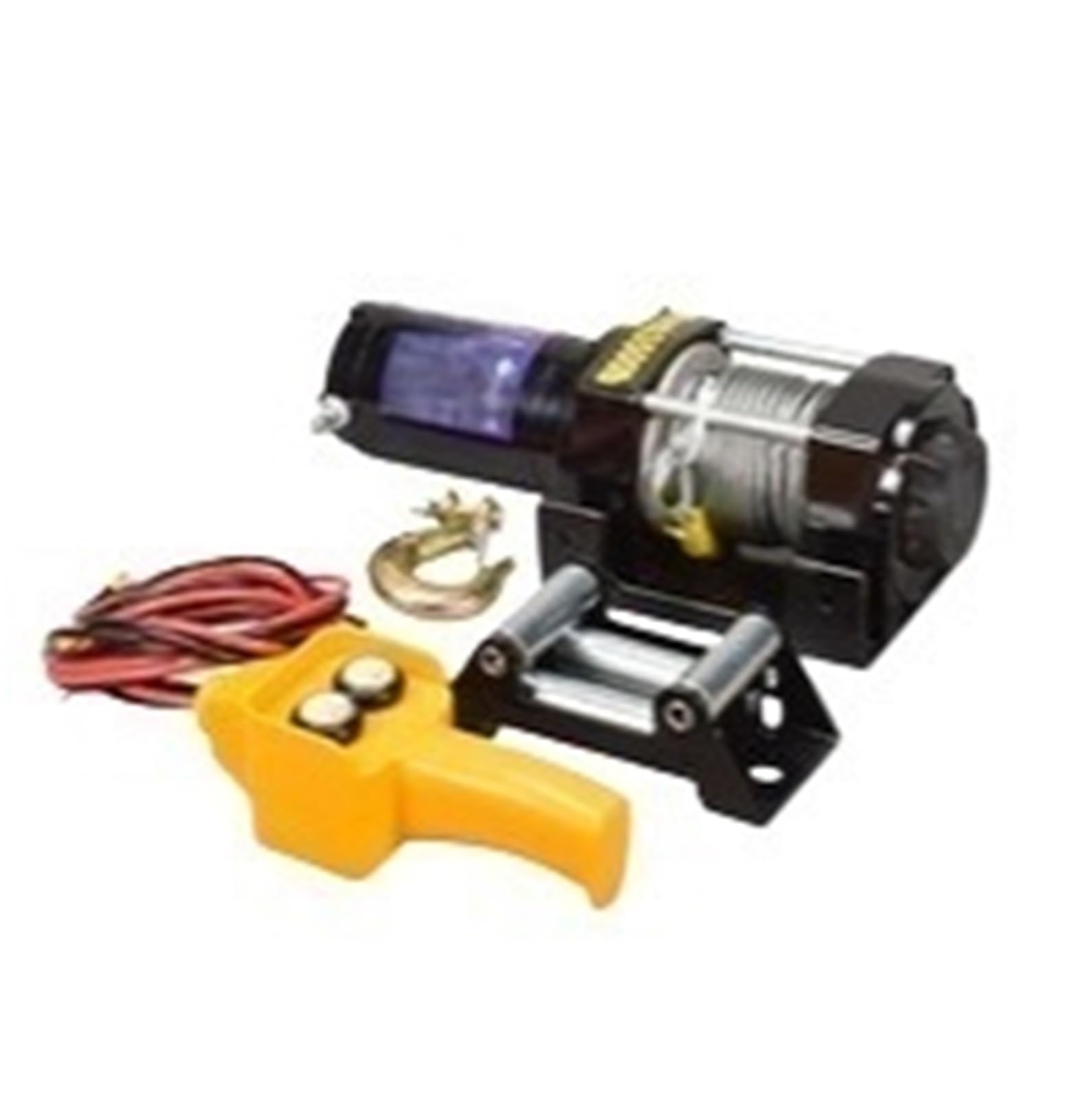 Wciągnik elektryczny Wciągarka 12V24V Tuning Samochodowy Elektryczny Uchwyt Wciągarki/Bezprzewodowa Lina Stalowa ATV Do BeachBugg(3500LB HANDLE-24V)