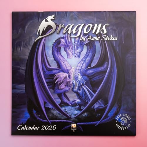 Dragons by Anne Stokes Wall Calendar 2026 (Art Calendar)