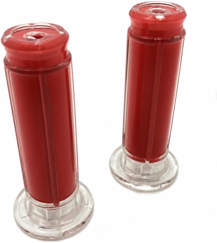 XKMT-Sport Bike Dirt Bike Grips Gel Red Replacement Compatible with APRILLA BMW Ducati TRIUMPHYAMAHA Polaris Offroad Dirt Bike(7/8" Left 1" Right) [B017QV929K]