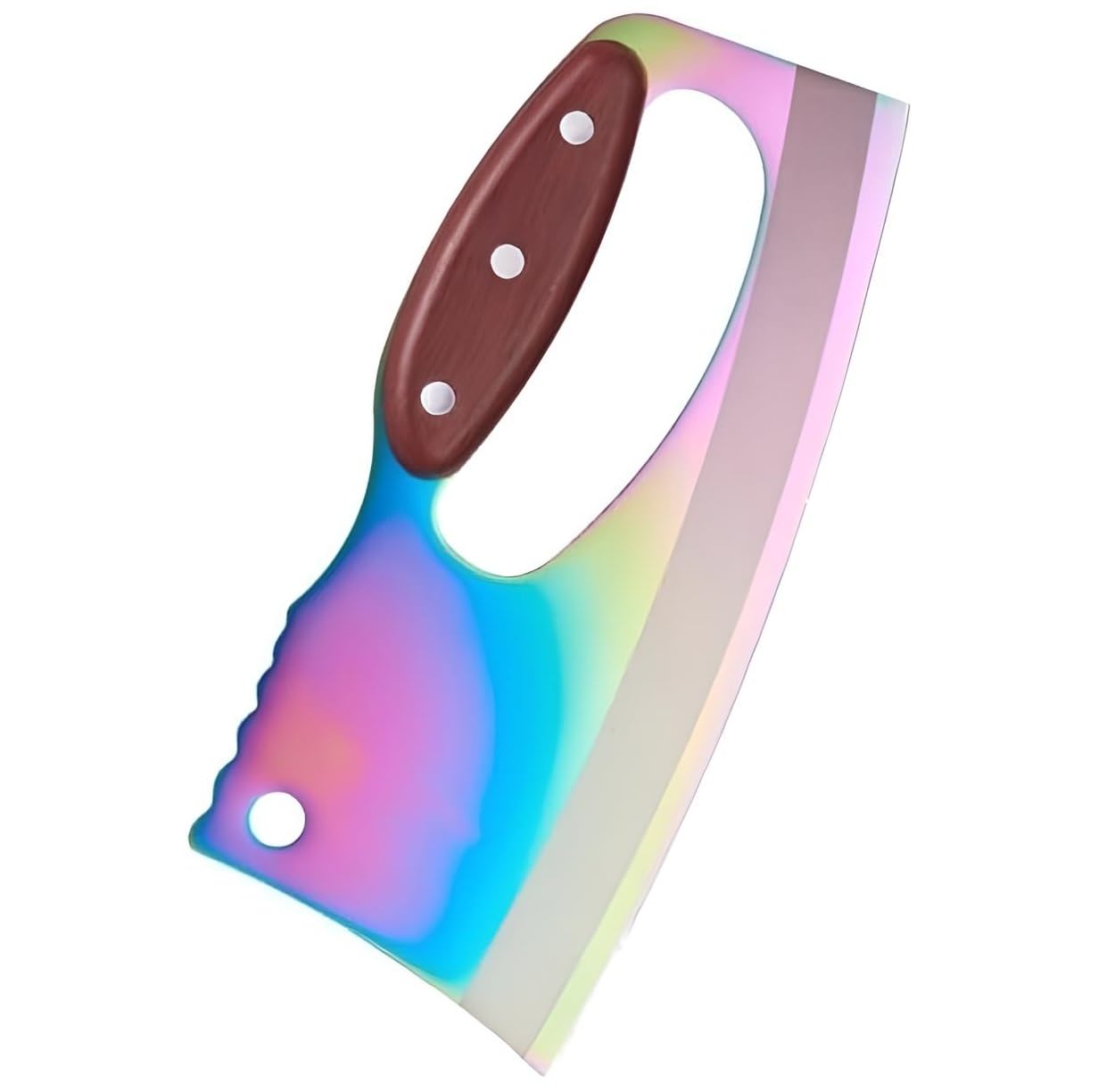 Defflo Meat Chopping Knife Stainless Steel Chinese Chef Knife for Fish Vegetables Kitchen Knife Slicing Cleaver Butcher Knife