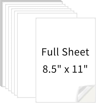 FungLamShipping Address Labels, 8.5" x 11" Full Sheet Label Sticker Paper for Laser & Inkjet Printers, 30 Sheets Printable White Label Paper, 30 LabelsThe Forest Stewardship Council