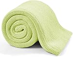 L'AGRATY Knitted Weighted Blanket - 48"x72" 15lbs Cooling Chunky Knit Heavy Blanket for Adults Braided Crochet Throw Thick Cable Yarn Knit Decorative Blanket No Beads Evenly Weighted Machine Washable