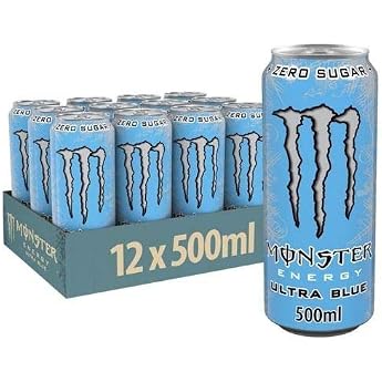Monster Energy Ultra 12 x 500 ml Blue