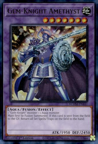 Gem-Knight Amethyst - BLMM-EN141 - Ultra Rare - 1st Edition