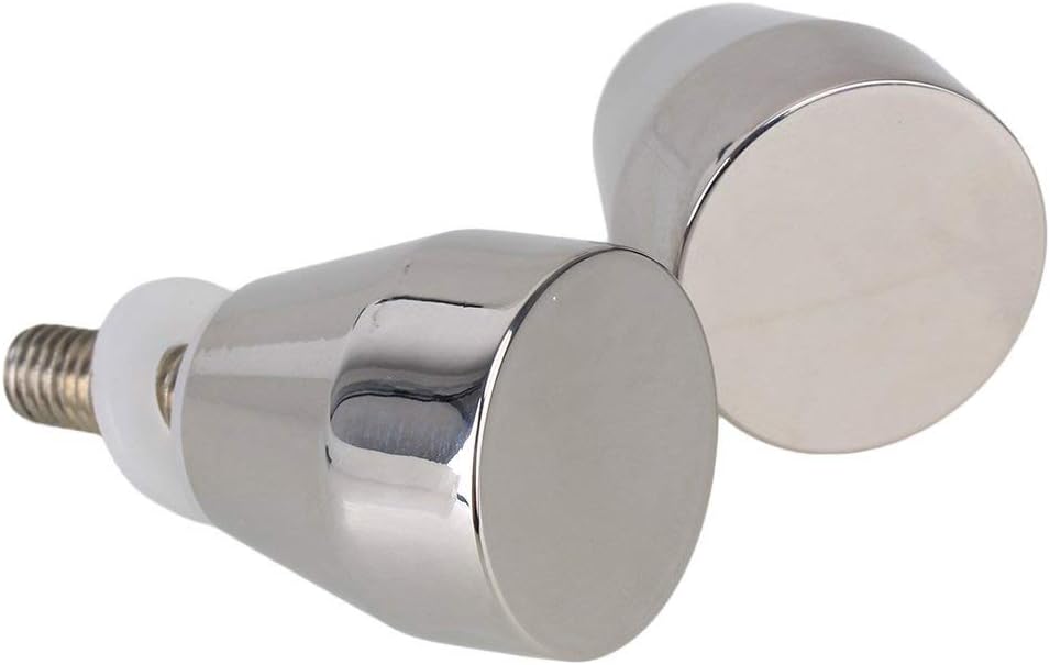 Stainless Steel Solid Taper Head Shower Room Glass Door Pull Knob Handle Djembe Shape