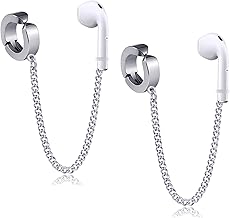 Earrings for Ear Holder Clips, 1 Pair Clip-On Anti Lost Earring Strap (No Need Ear Hole),