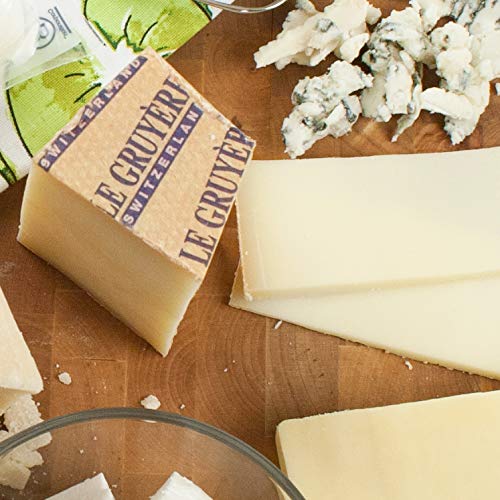 Fondue Swiss Cheese Set In Gift Box - Including Our Chefs Fondue Recipe - Bending The Distinct Flavors Of Three Classic Melting Cheeses: Emmentaler, Gruyere, And Appenzeller Cheeses #TOP4