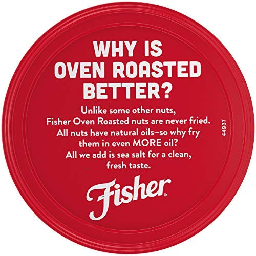 Fisher Snack Oven Roasted Never Fried, Made with Sea Salt Almonds 10.5 Ounce