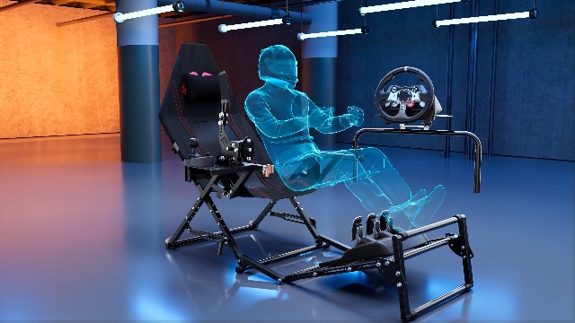 Amazon.com: Gazzyt Foldable Racing Simulator Cockpit Fit for