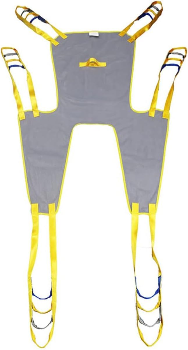 Élingue de jambe divisée en maille respirante sangle de toilette patient taille M