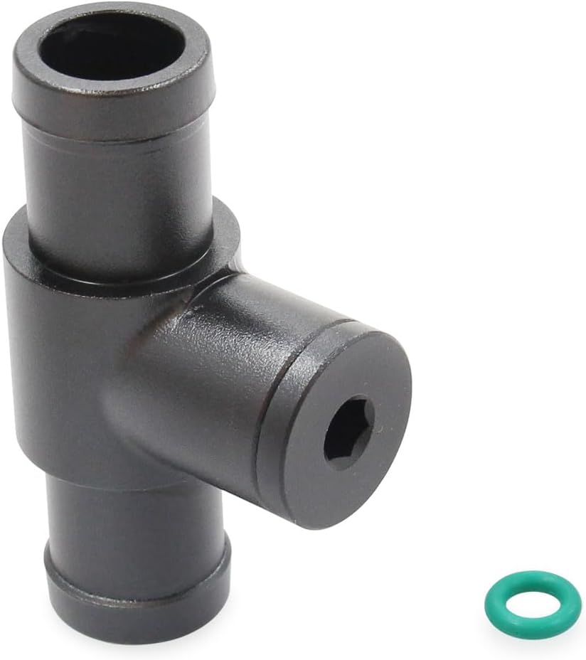 Upgraded Aluminum Heater Hose Connector Compatible For Ni-ssan 350Z 2003-2008 Infiniti Q45 2003-2007 G35 2003-2010 M35 M45 M56 FX35 FX50 QX50 QX70 Q70 92500-AR000