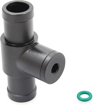 Upgraded Aluminum Heater Hose Connector | Compatible For Ni-ssan 350Z 2003-2008 Infiniti Q45 2003-2007 G35 2003-2010 M35 M45 M56 FX35 FX50 QX50 QX70 Q70 92500-AR000