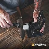 Work Sharp Precision Adjust Knife Sharpener Angle Guided Manual Sharpening System Tool + Free Micro Sharpening & Knife Tool (Limited Time Offer) - Image 2