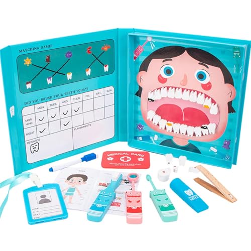 Medicis Set di Giochi per Bambino Dentista, Gioco di Ruolo del Dottore, Educativi
