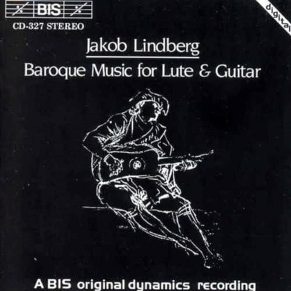 Baroque Lute Music [Audio CD] Jakob Lindberg; Silvius Leopold Weiss; Anonymous; Robert de Visée; Ludovico Roncalli; Johann Sebastian Bach and David Kellner