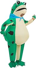 JASHKE Grenouille Costume Grenouille Gonflable Costume Adulte Gonflable Halloween Costumes pour Adulte