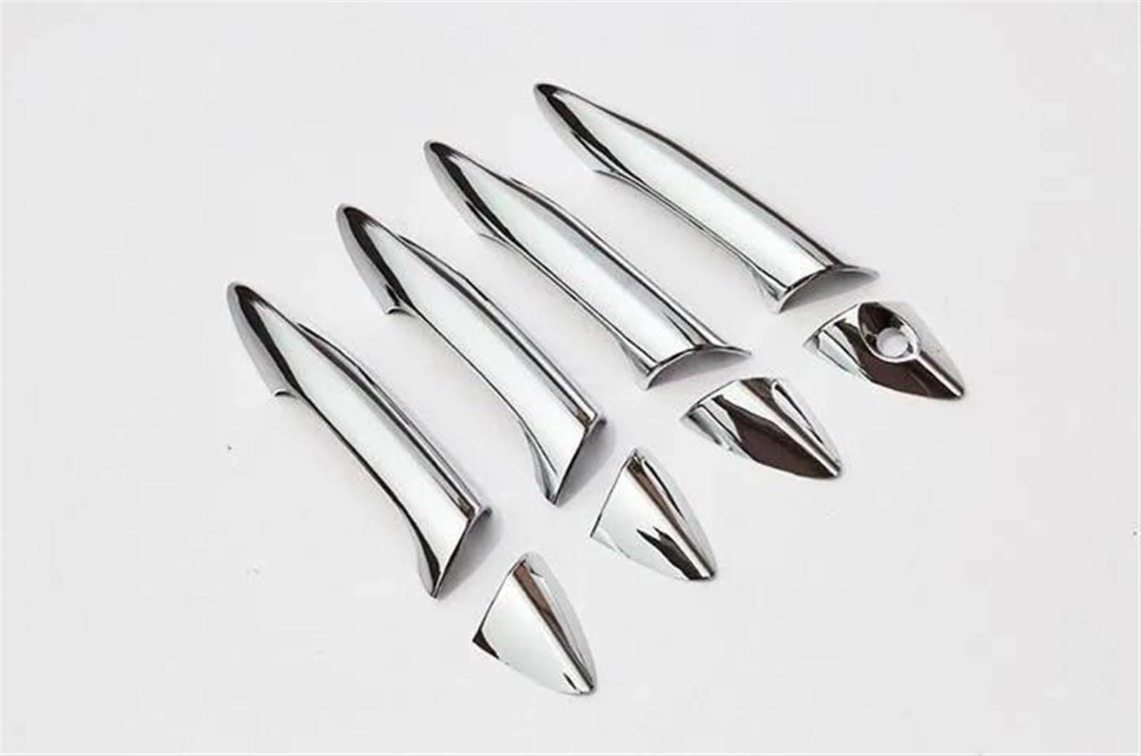 SLIMES ABS Chrome Door Handle Cover Exterior Car Decoration Modification Accessories for Hyundai for Elantra 2011-2015 Protection