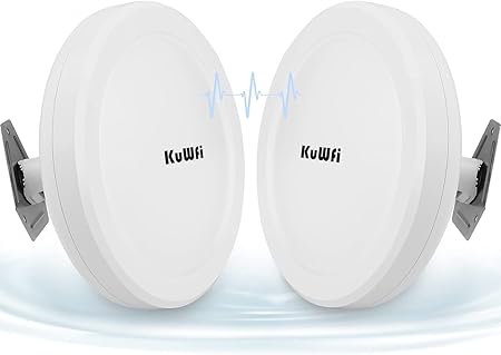 KuWFi 900Mbps Outdoor WLAN Bridge, Punkt zu Punkt WLAN Bridge, Outdoor ...
