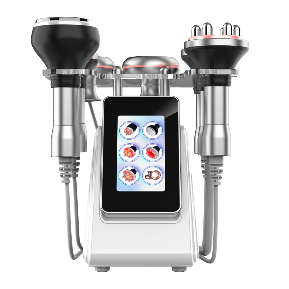 Elitzia 6 in 1 Body Sculpting Cavitazione 80 K Macchina per bruciare i grassi Macchina per cavitazione Vacuum RF EMS Skin Tightening RF Ridurre le Rughe Radiofrequenza Ultrasuoni Saloni Spa Uso