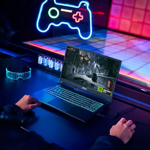 Image of msi Cyborg 15 i7 RTX 4060 Pro Gaming Laptop, 15.6 FHD 144Hz, Intel i7-12650H (Beats AMD Ryzen 7 7435HS), NVIDIA RTX 4060, 32GB DDR5 RAM, 1TB SSD, Wi-Fi 6, Win 11 P, Bundle with PCO Laptop Cooler