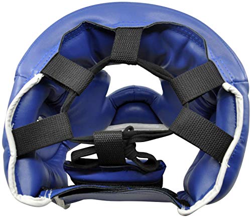 Maxxmma Full Coverage Headgear (Blue) Boxing Mma Training Kickboxing Sparring Karate Taekwondo #TOP3