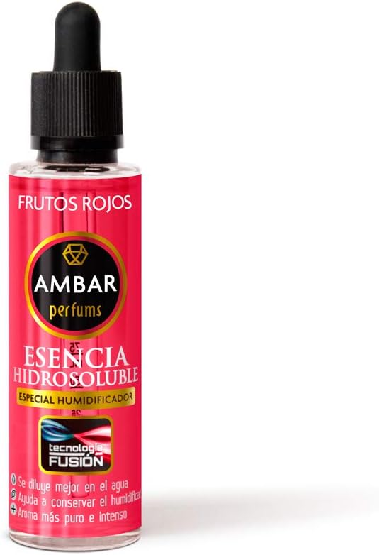 Ambar Perfums Red Fruit Soluble Essence for Burners, 50 ml, Liquid, Travel Size