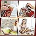 Fourluoo 10 Pcs Rooster Kitchen Set Kitchen Towels and Rugs Oven Mitts and Pot Holders Rooster Decor for Gift Cooking Baking Grilling