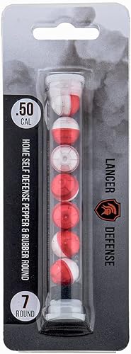 Miniatura 3 de Lancer Defense .50 Cal Pepper Projectil Pepper Round (paquete de uno) 7 rondas