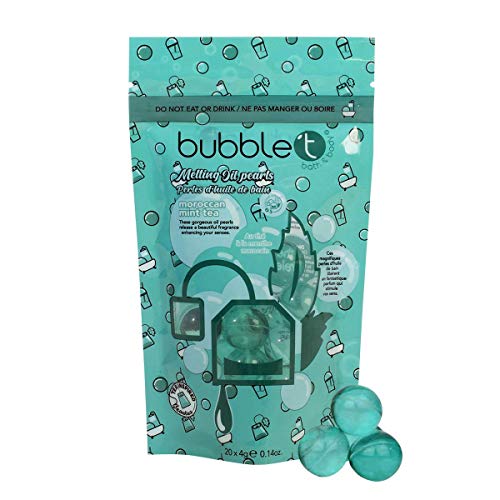 Bath Beads with Essential Oils  Alternative to Bath Salts for Relaxing  Moroccan Mint Scented Bath Pearls