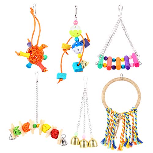 POPETPOP Brinquedos Do Pássaro Do Papagaio Pássaro Brinquedo Colorido Brinquedo de Mastigar Brinqued