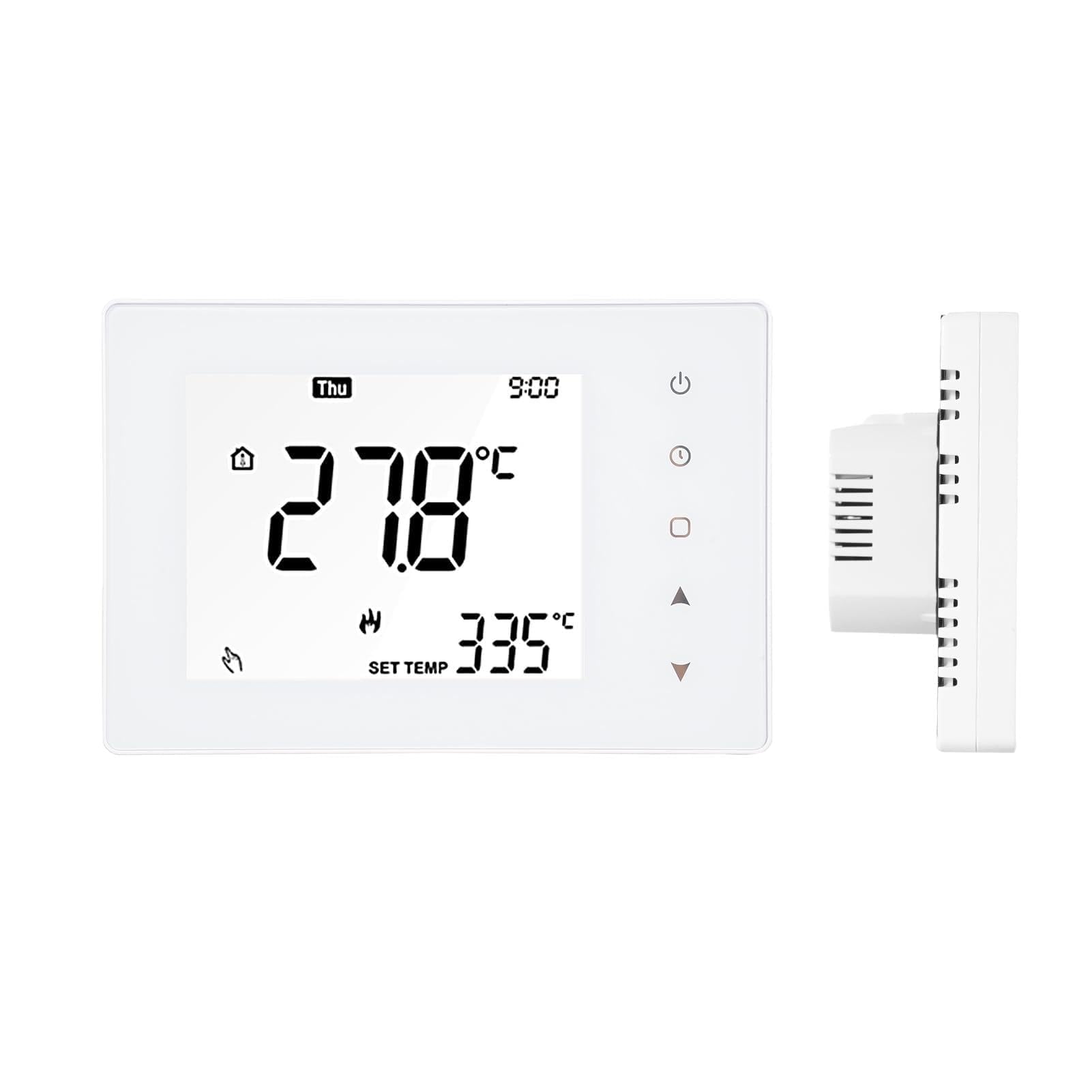 16A Smart Thermostat Wöchentlich programmierbarer LCD-Display-Touchscreen-Raumtemperaturregler für elektrische Heizung (TP818UHP)