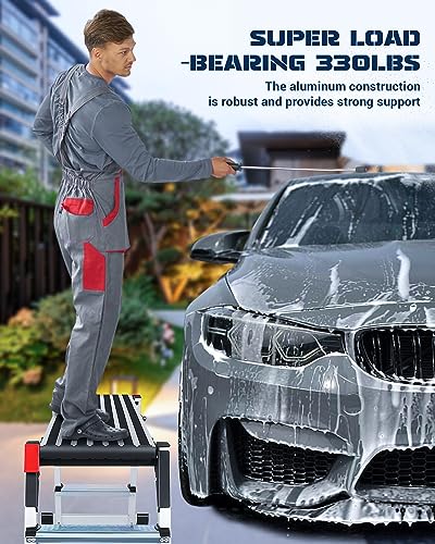 image for FAHKNS Aluminum Work Platform, Folding Work Platform, 45