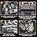 BrixVibe V8 Mini Engine Model Kit That Runs Building Sets with Motor, APP Control technic & Light, Car Mechanic Engineering Collectible for Adults Boys 14+