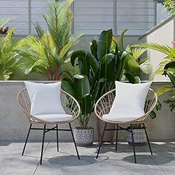 Weather resistant outdoor furniture papasan chairs