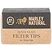 Marley Natural Glass Filter Tips 7mm - Premium Reusable Borosilicate Glass Filters for Smooth Experience - Heat-Resistant, Particle-Blocking Design, Easy to Clean, Durable & Eco-Friendly - Pack of 6