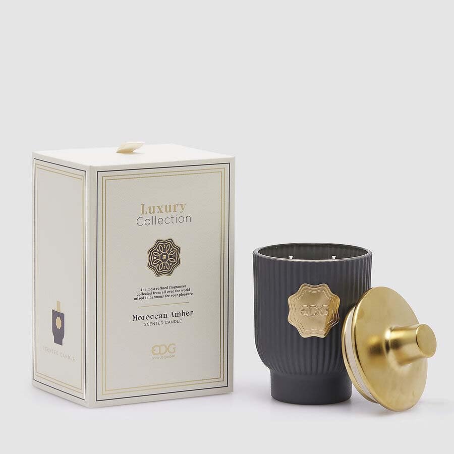 Edg luxury collection candela profumata 16h 10d - moroccan amber