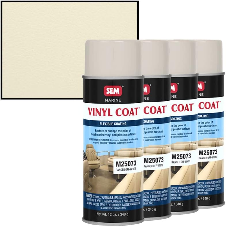 SEM M25073, Ranger Off White, Marine Vinyl Paint